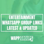 Entertainment WhatsApp Group Links