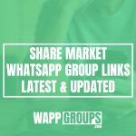 Share Market WhatsApp Group Links - [month], [year] [Updated]