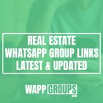 Real Estate WhatsApp Group Links