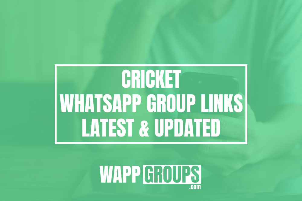 Cricket WhatsApp Group Links