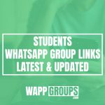 Students WhatsApp Group Links - [month], [year] [Updated]