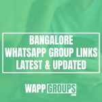 Bangalore WhatsApp Group Links