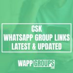 CSK WhatsApp Group Links