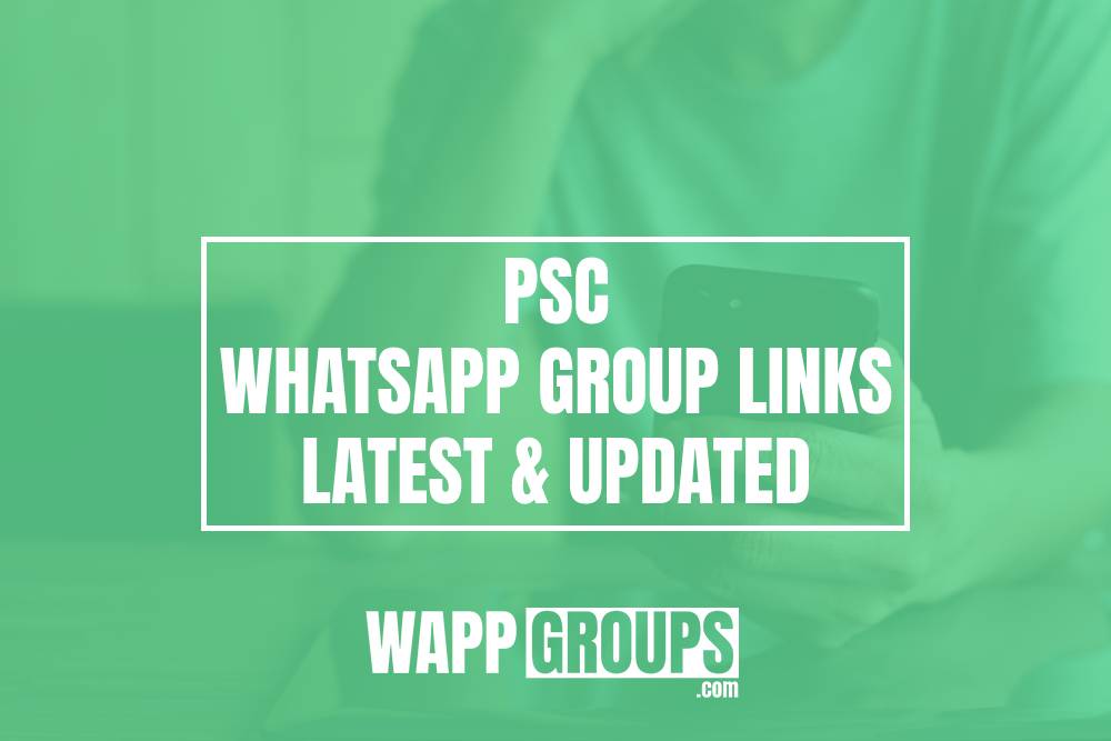 PSC WhatsApp Group Links
