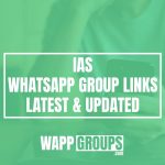 IAS WhatsApp Group Links